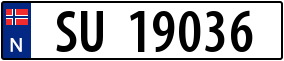 Truck License Plate